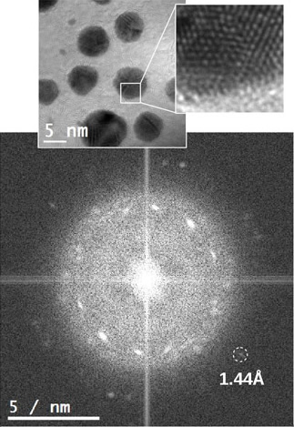 image of Au at 20 kV recorded with SALVE III